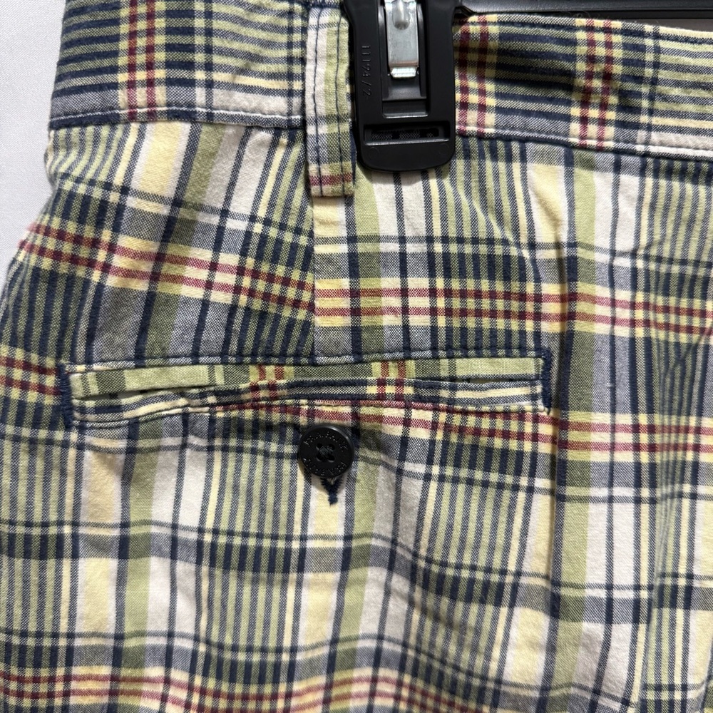 Jos A Bank Mens Shorts Size 36 Plaid Flat Front Tailored Casual Ivy Event Golf - Picture 10 of 14
